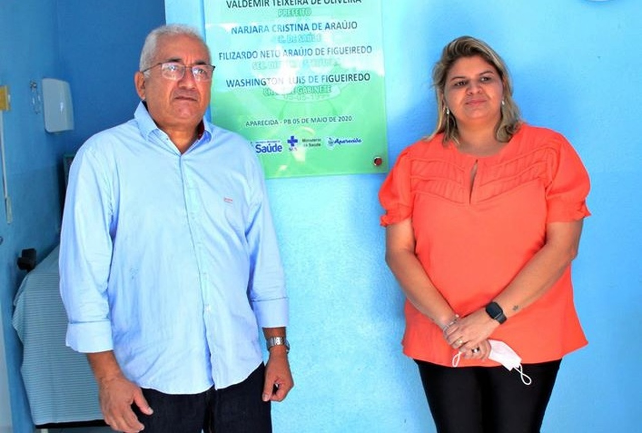 06072020 valdemir e narjara Easy Resize.com - PRESTANDO CONTAS: Secretaria Municipal de Saúde de Aparecida emite relatório sobre ações do Plano de Contingência no combate ao novo coronavírus